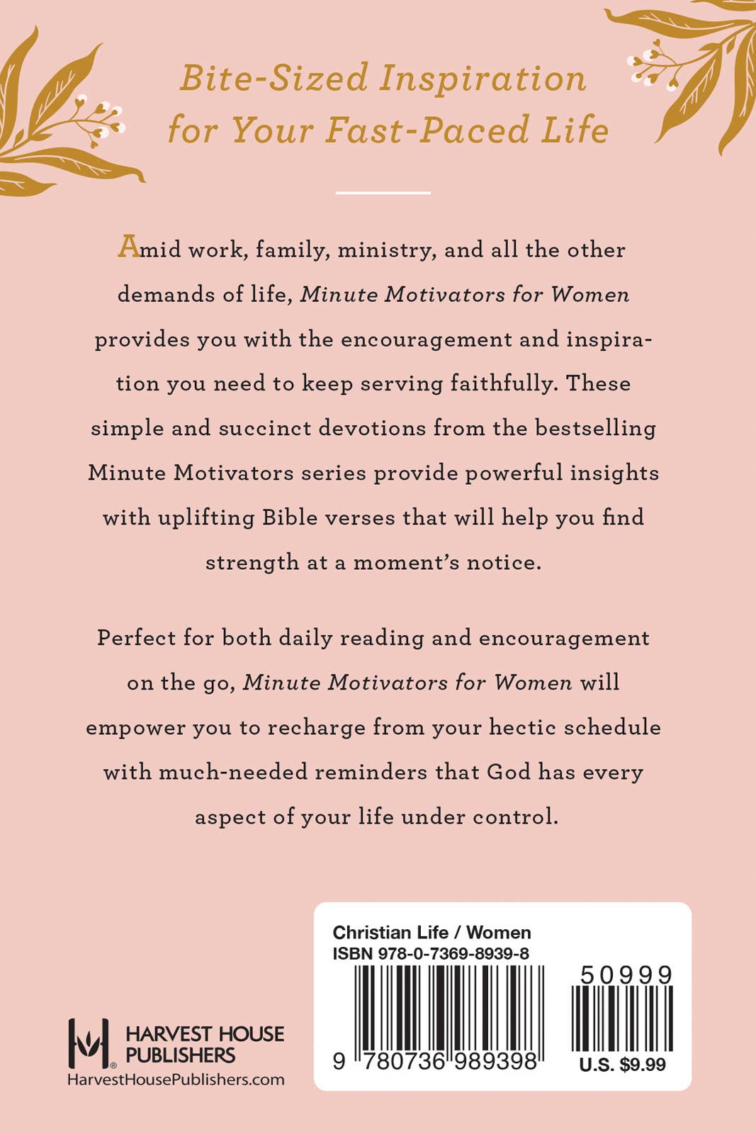 Harvest House Publishers Gift & Specialty Books - Minute Motivators for Women
