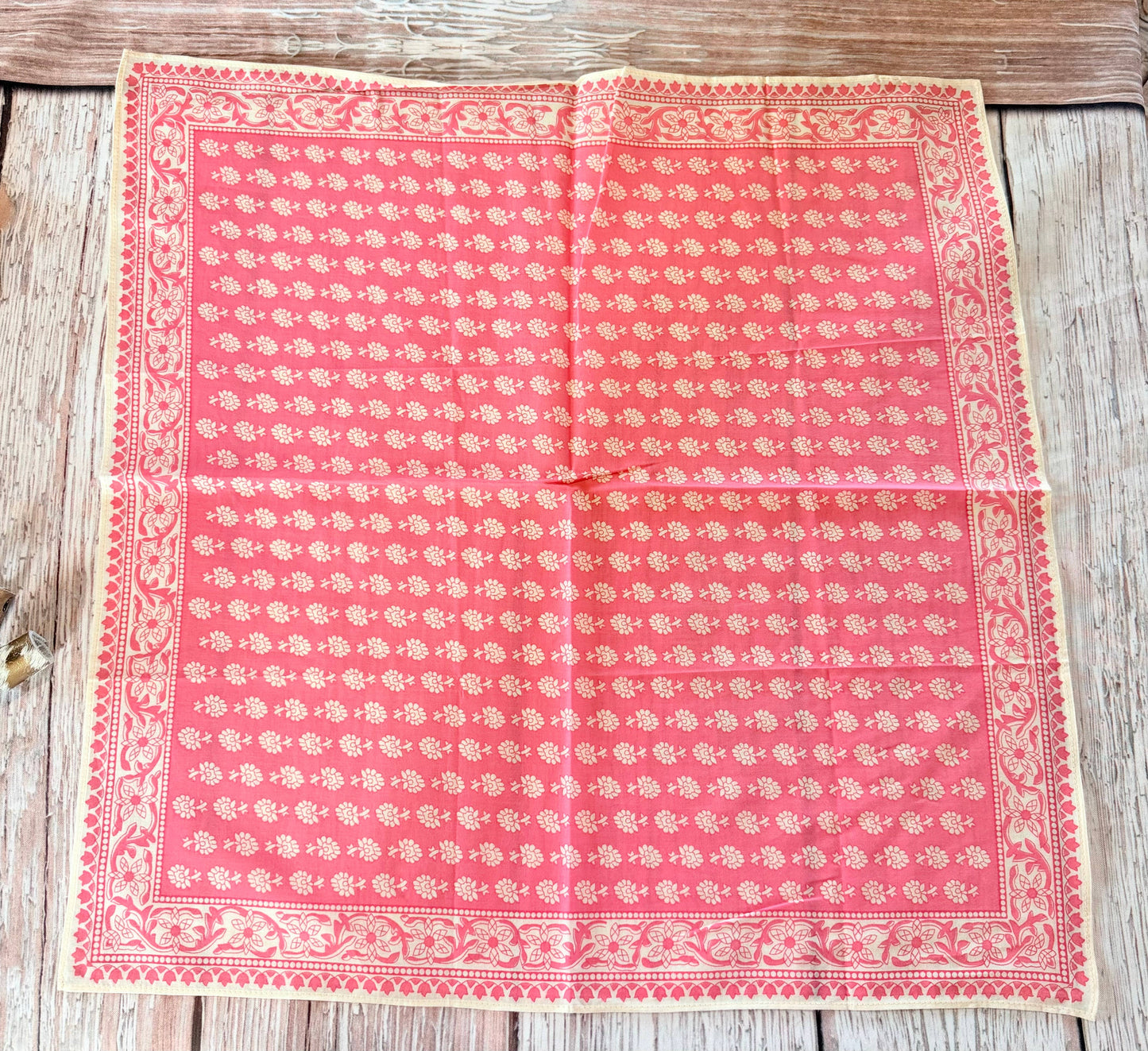 Pink Floral Bandanas 