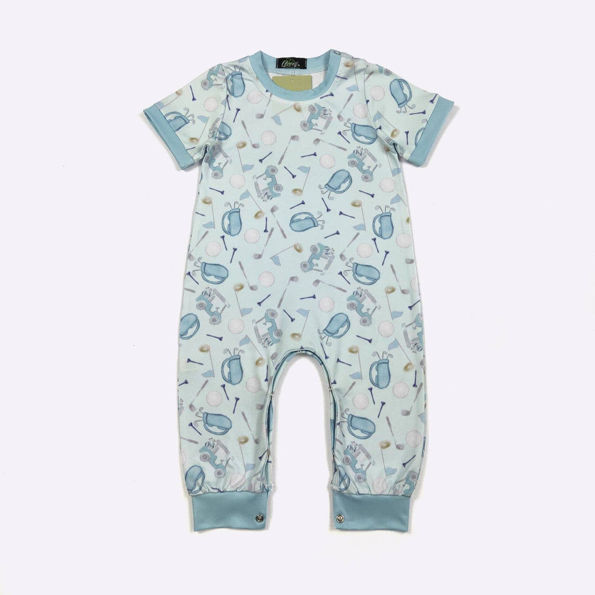 Hole in One Boy Romper | Clover Cottage