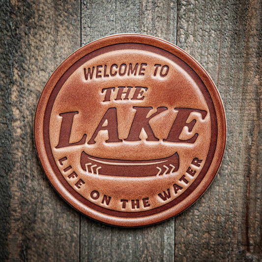 Sugarhouse Leather - Lake Leather Coaster
