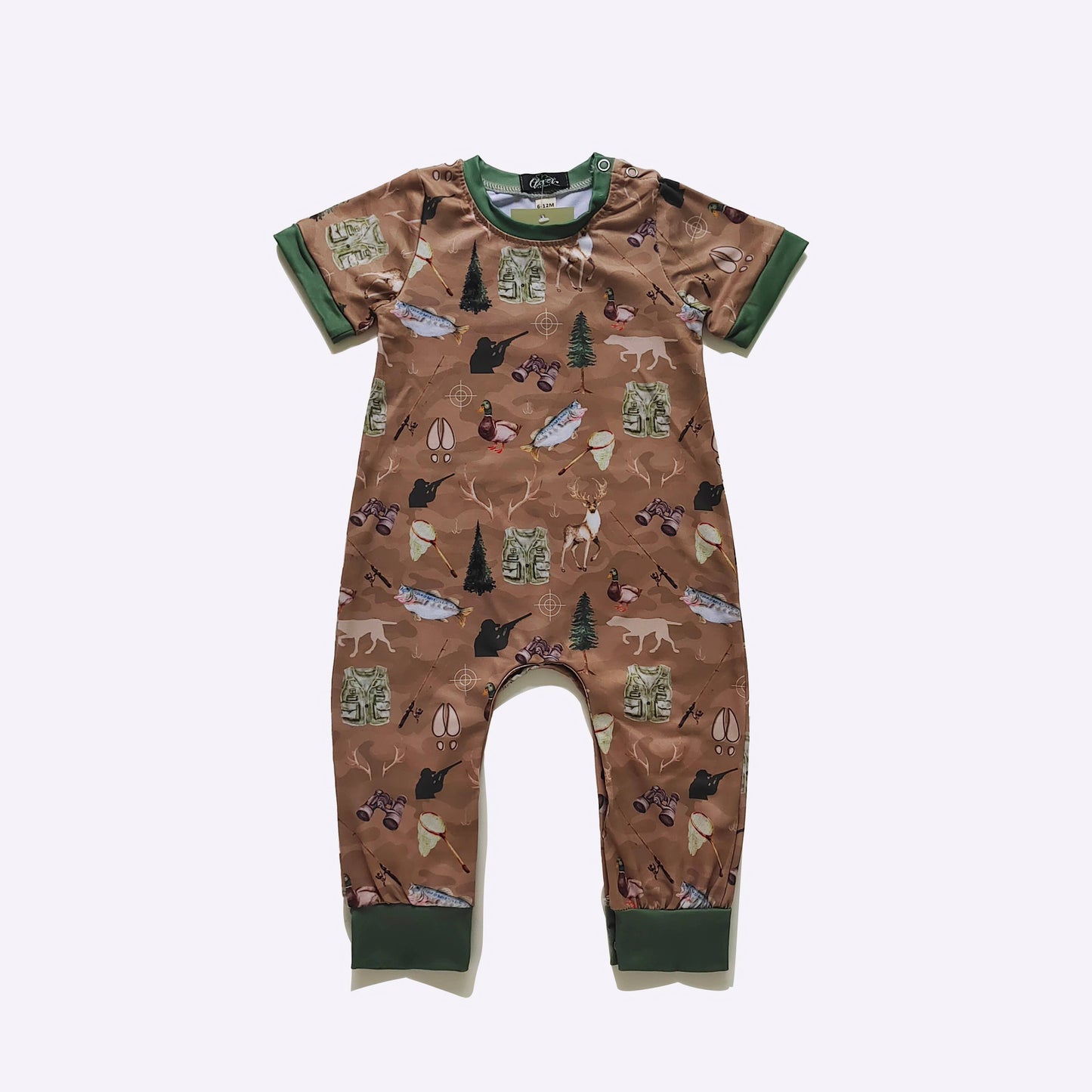 Out Hunting Boy Romper