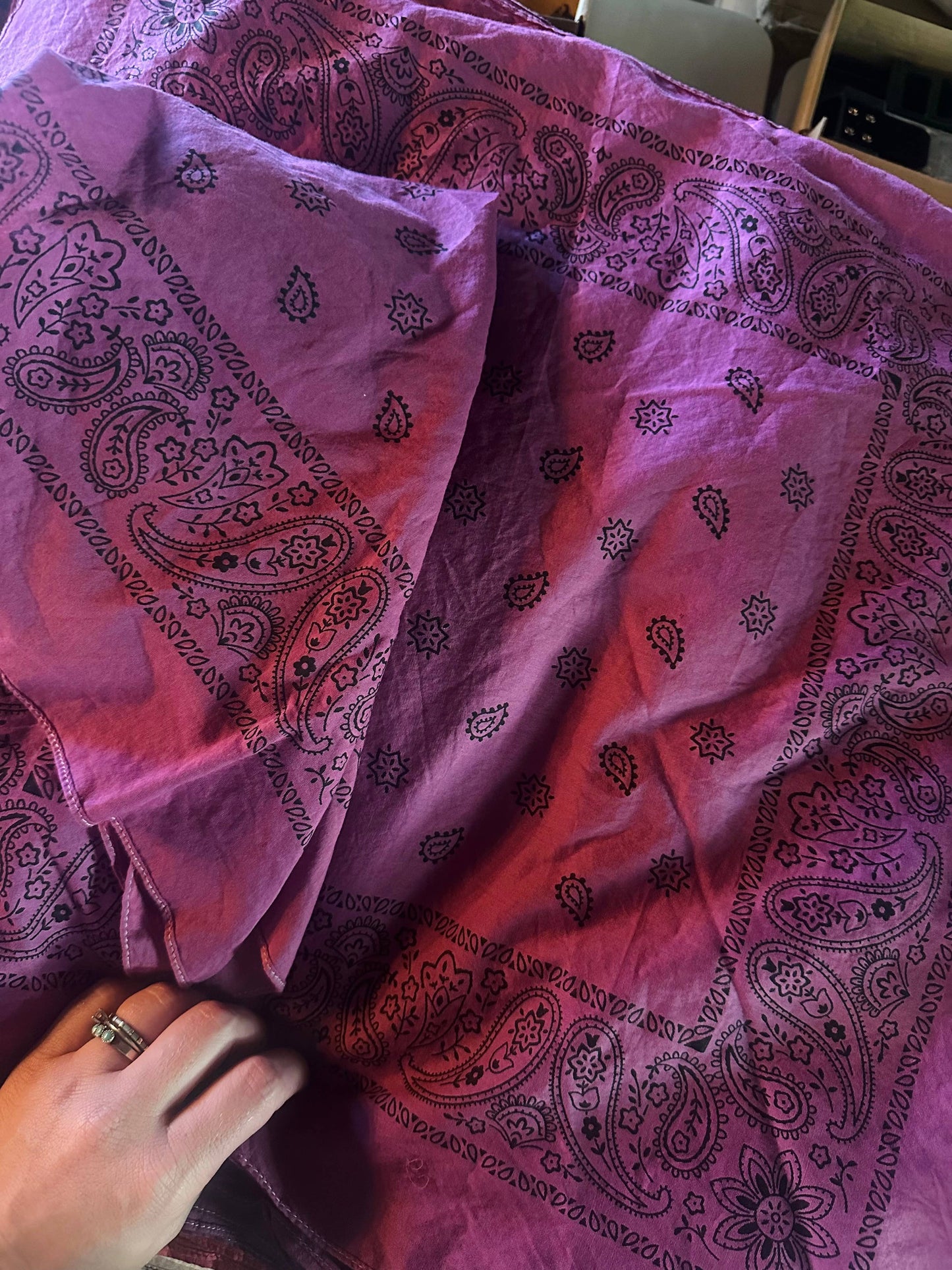 Purple Hues Hand Dyed Bandanas