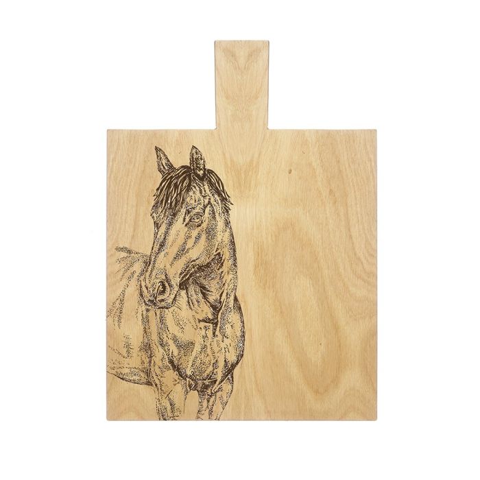 Oak Horse Serving Board | Selbrae