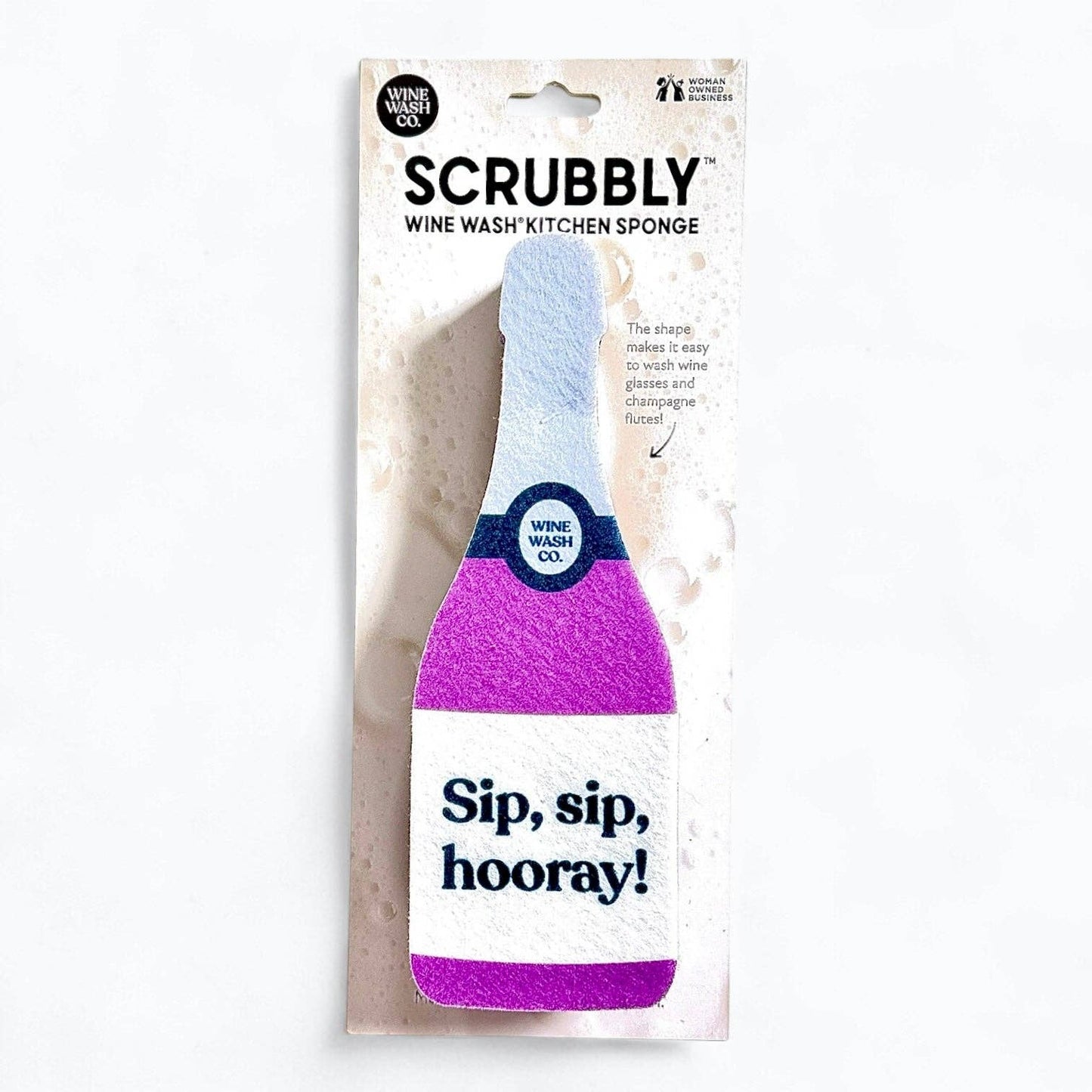 Wine Wash Co. - Scrubbly™ Sponge - Sip Sip Hooray