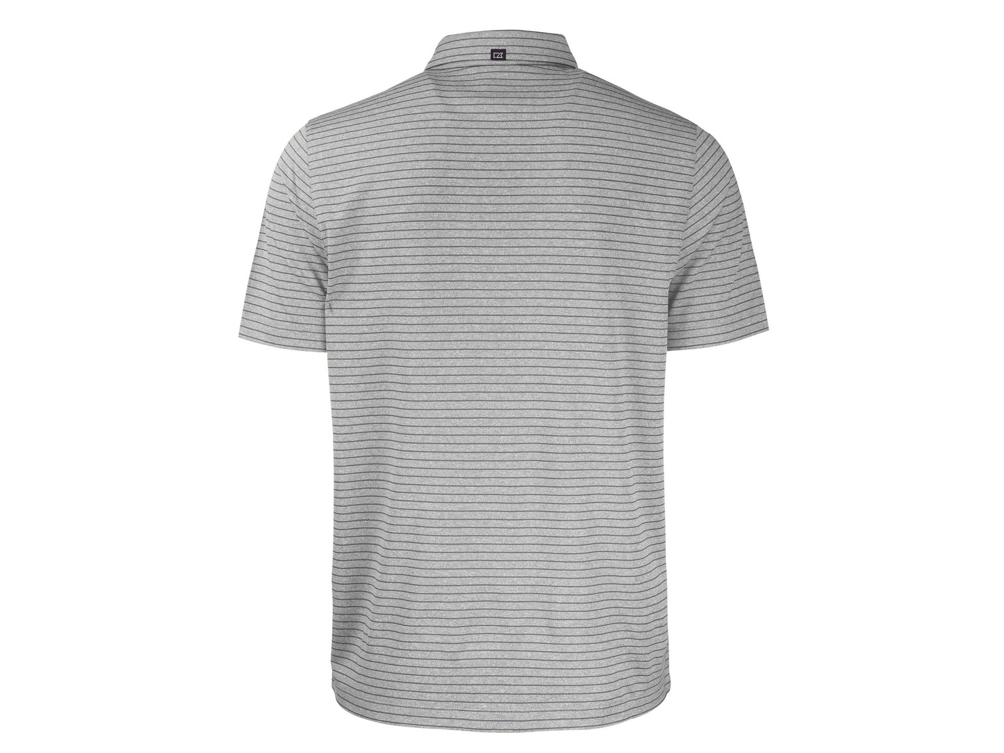 Cutter & Buck Forge Eco Heather Stripe Recycled Mens Polo: College Purple Heather / XL / MCK01303