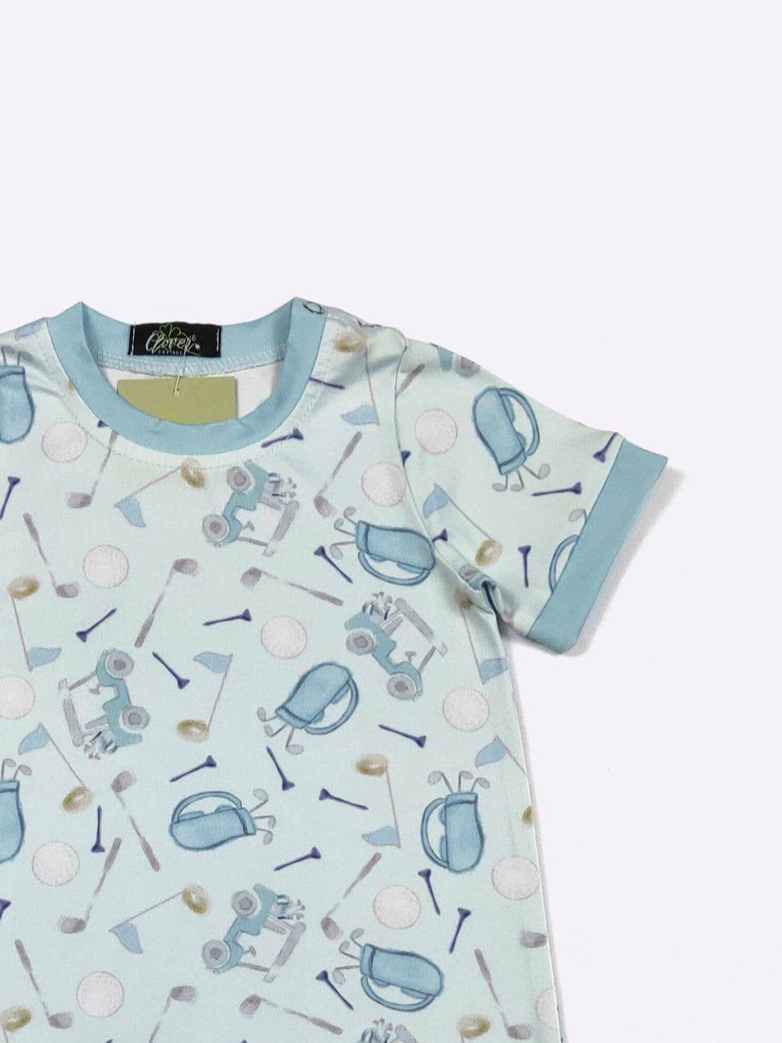 Hole in One Boy Romper | Clover Cottage