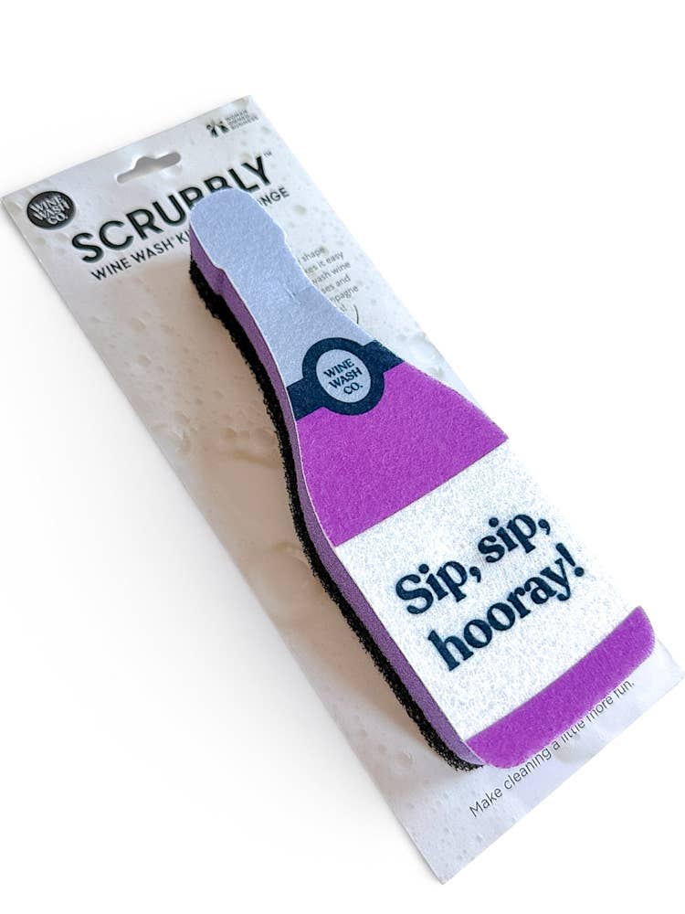 Wine Wash Co. - Scrubbly™ Sponge - Sip Sip Hooray