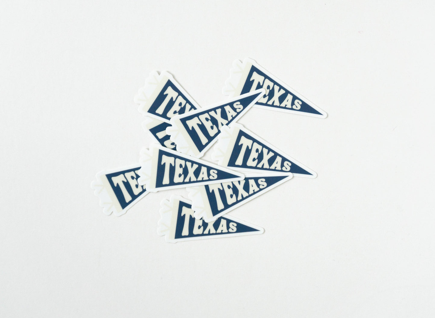 Texas pennant sticker