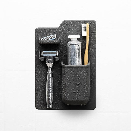 The Harvey Toothbrush & Razor Holder: Charcoal | Tooletries