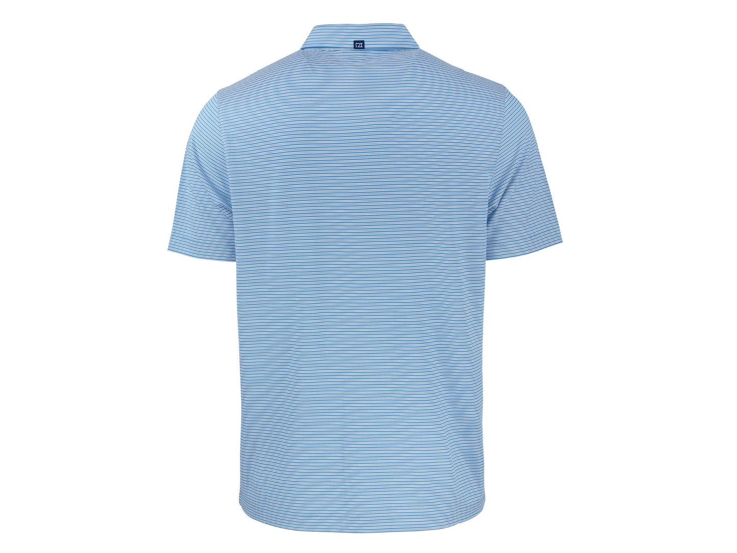 Cutter & Buck Forge Eco Double Stripe Recycled Mens Polo: College Purple/White / Large / MCK01302