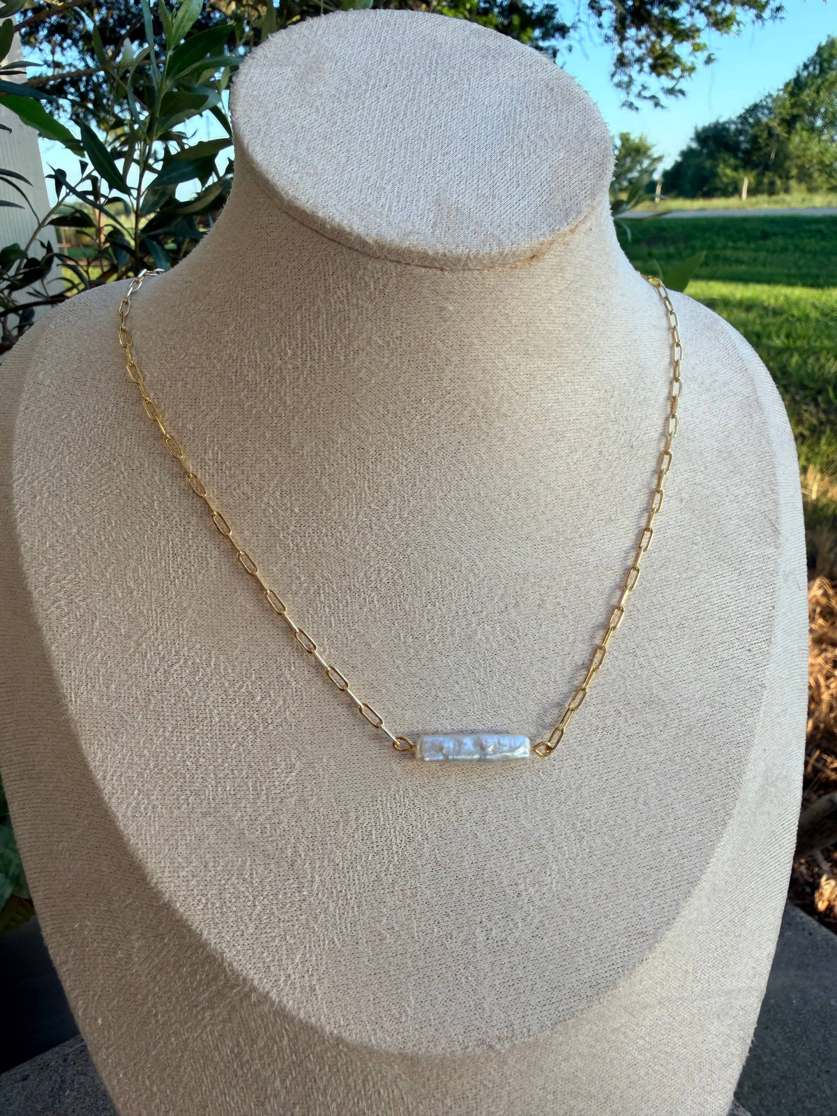 Keshi Pearl Necklace
