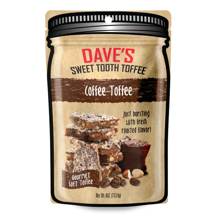 Gourmet Soft Toffee in Coffee | Dave's Sweet Tooth Toffee