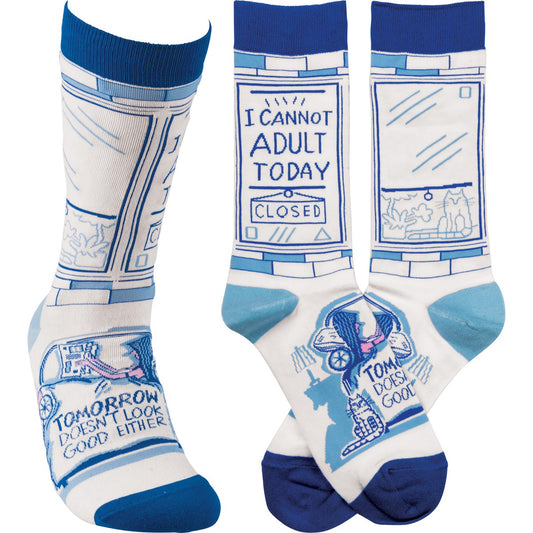 Adult Today Socks | Primitives by Kathy