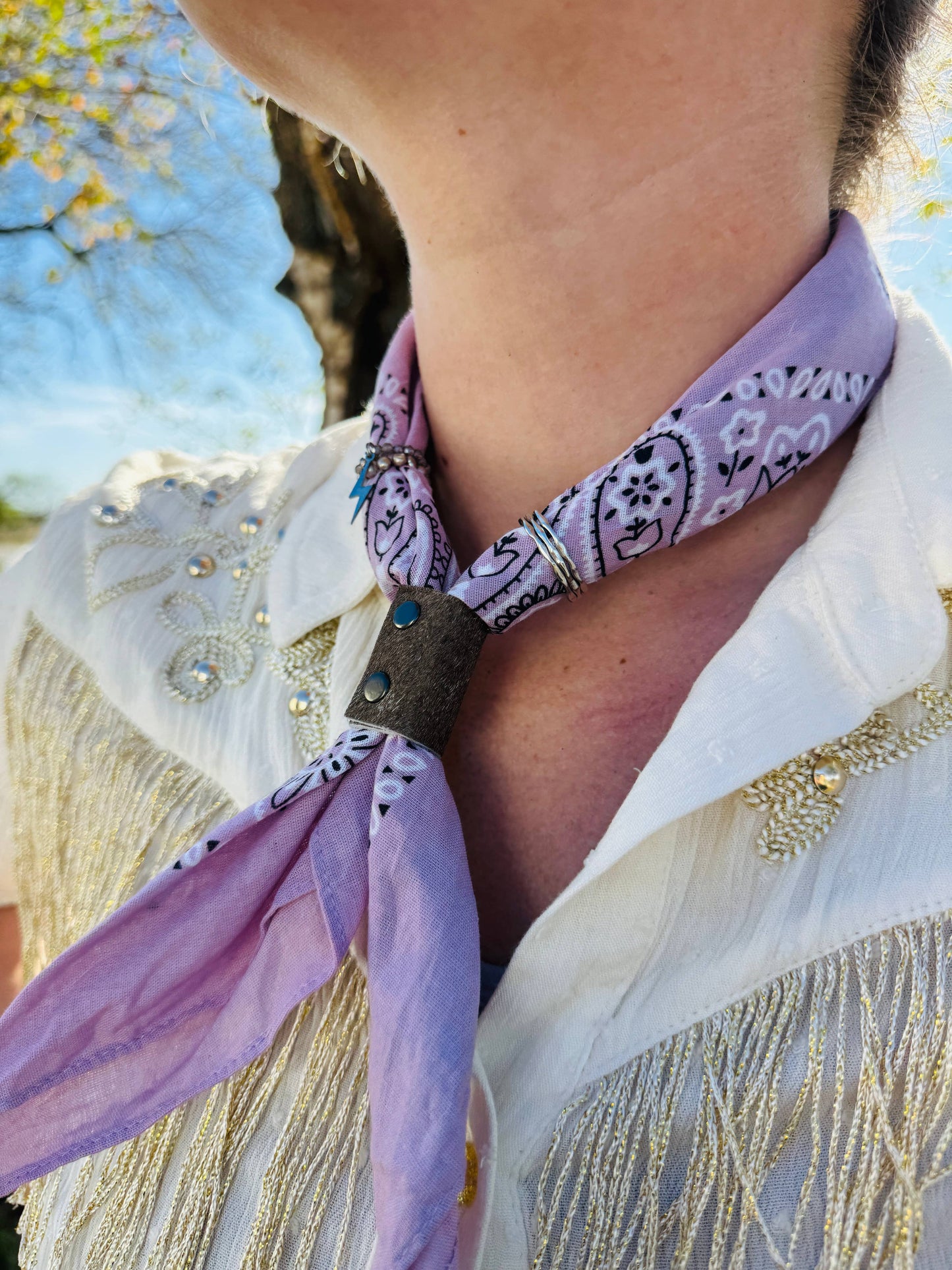 Purple Hues Hand Dyed Bandanas