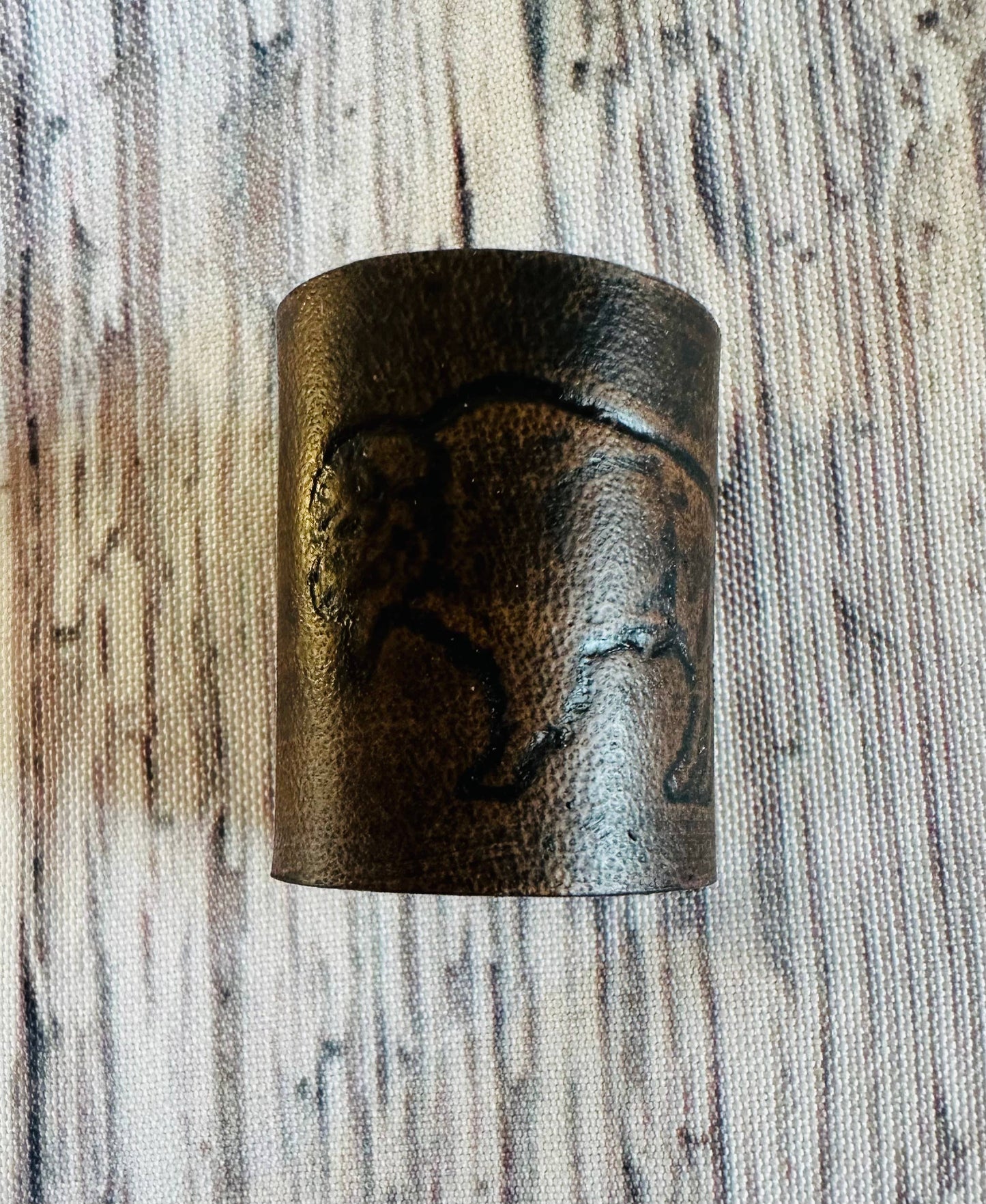 Leather Bandana Slides