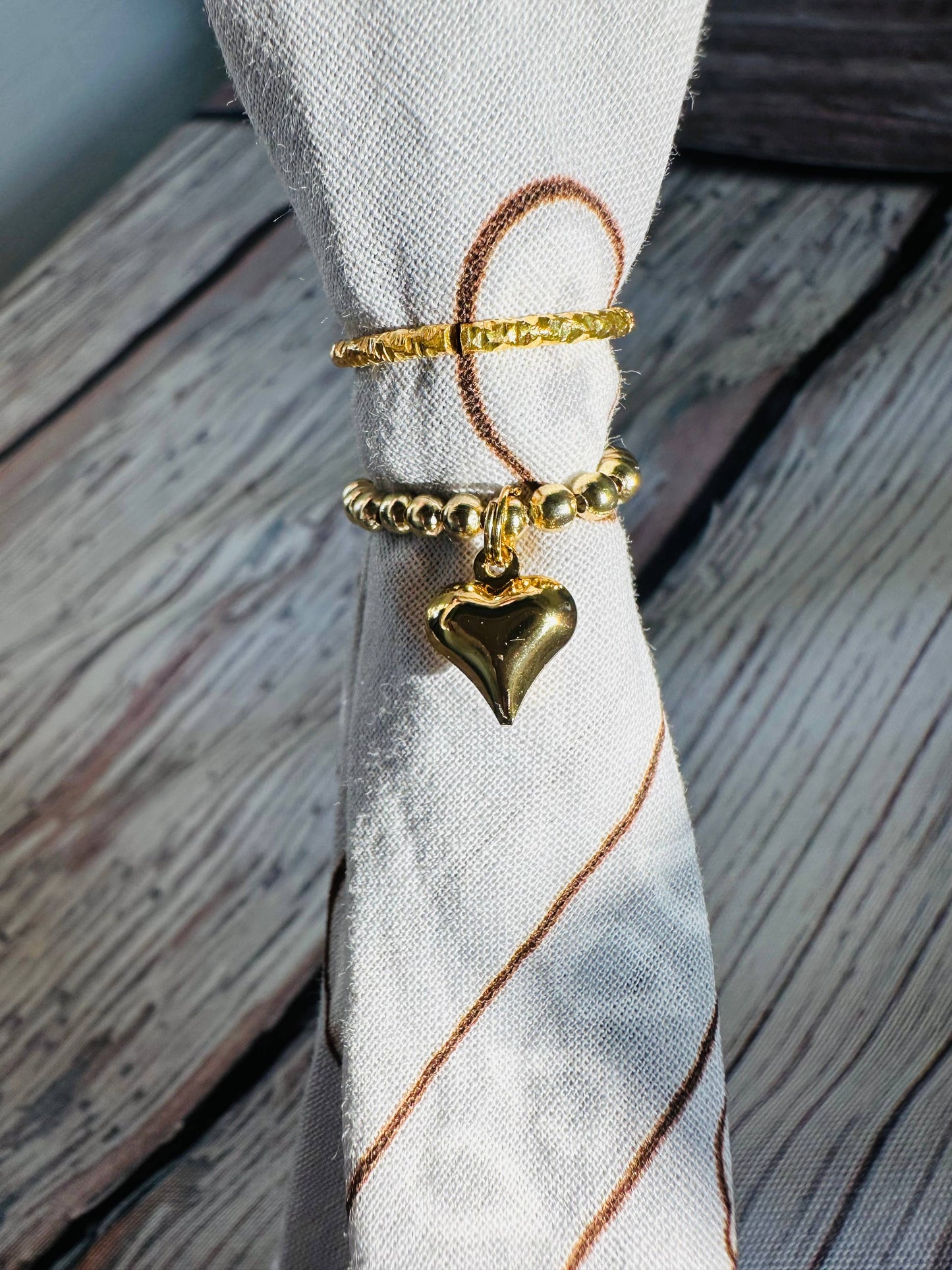 Heart Bandana Stretch Charm