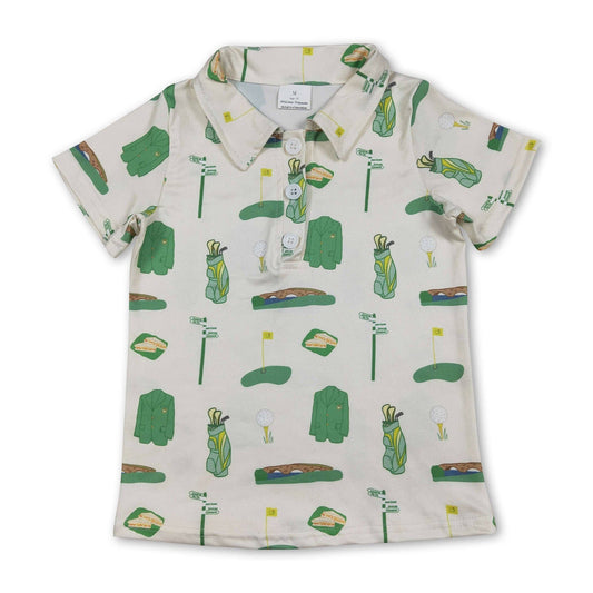 Youth Short Sleeve Golf Polo Shirt