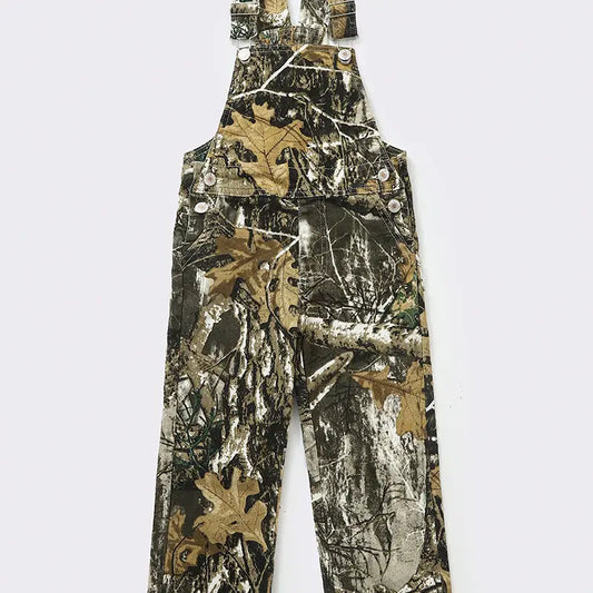 Boy Camouflage Denim Overalls | SK