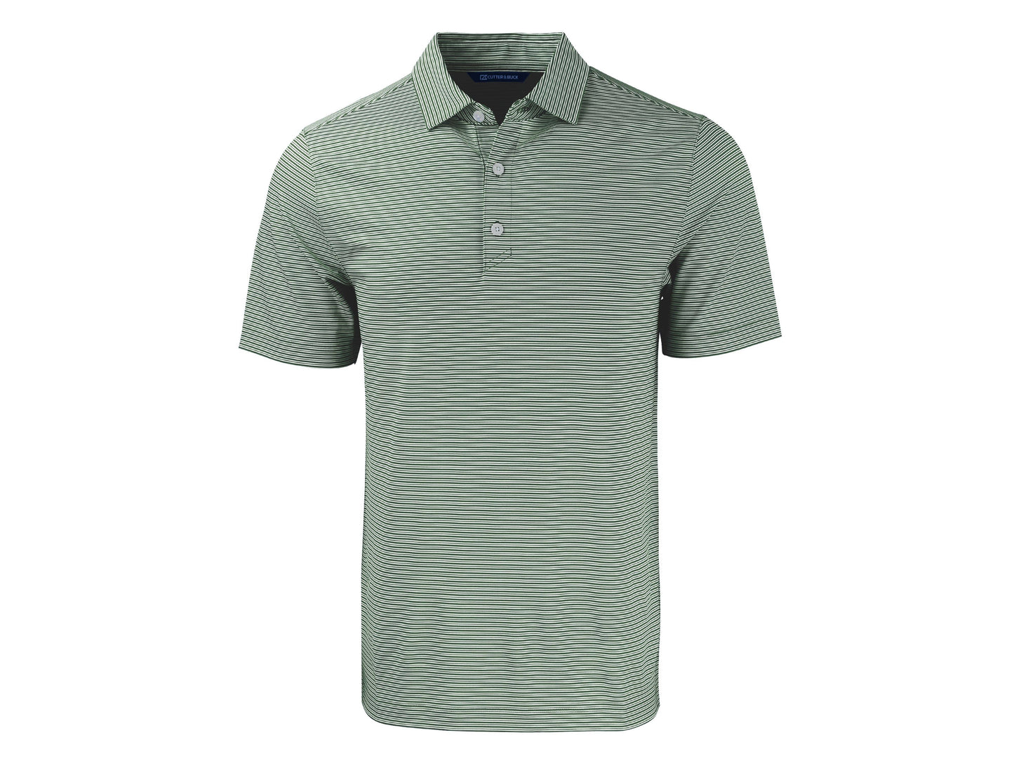 Cutter & Buck Forge Eco Double Stripe Recycled Mens Polo: College Purple/White / Medium / MCK01302