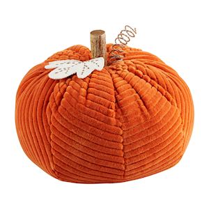 Corduroy Pumpkin Sitter | Mud Pie