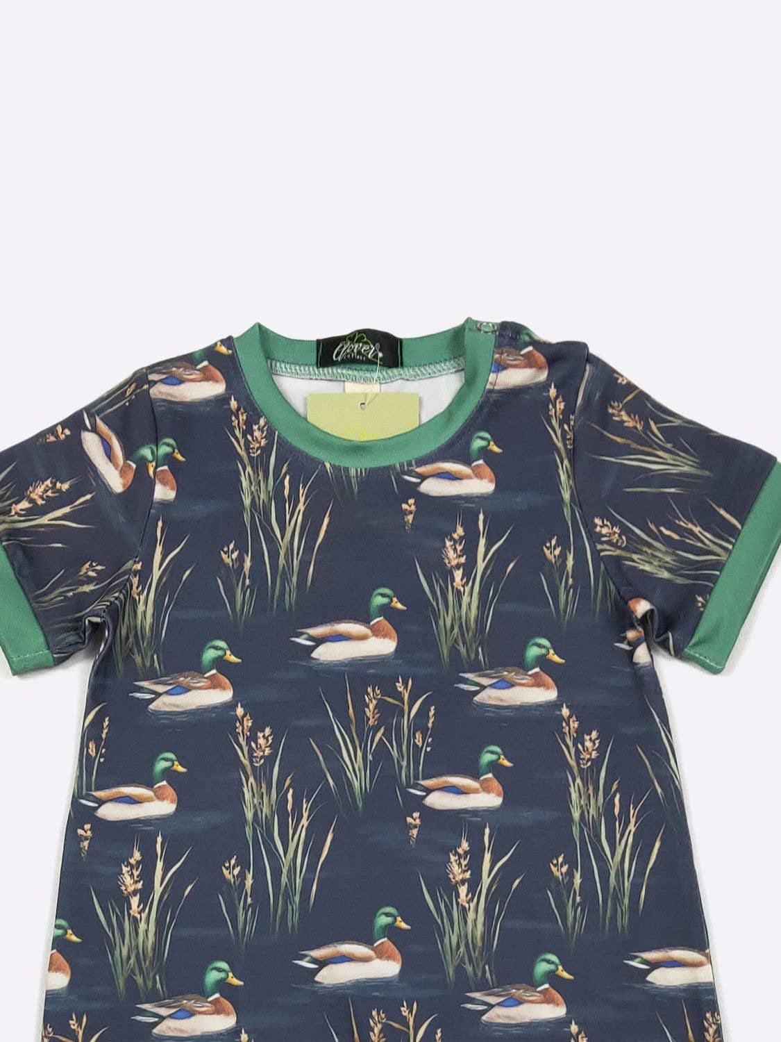 Duck Weed Boy Romper | Clover Cottage