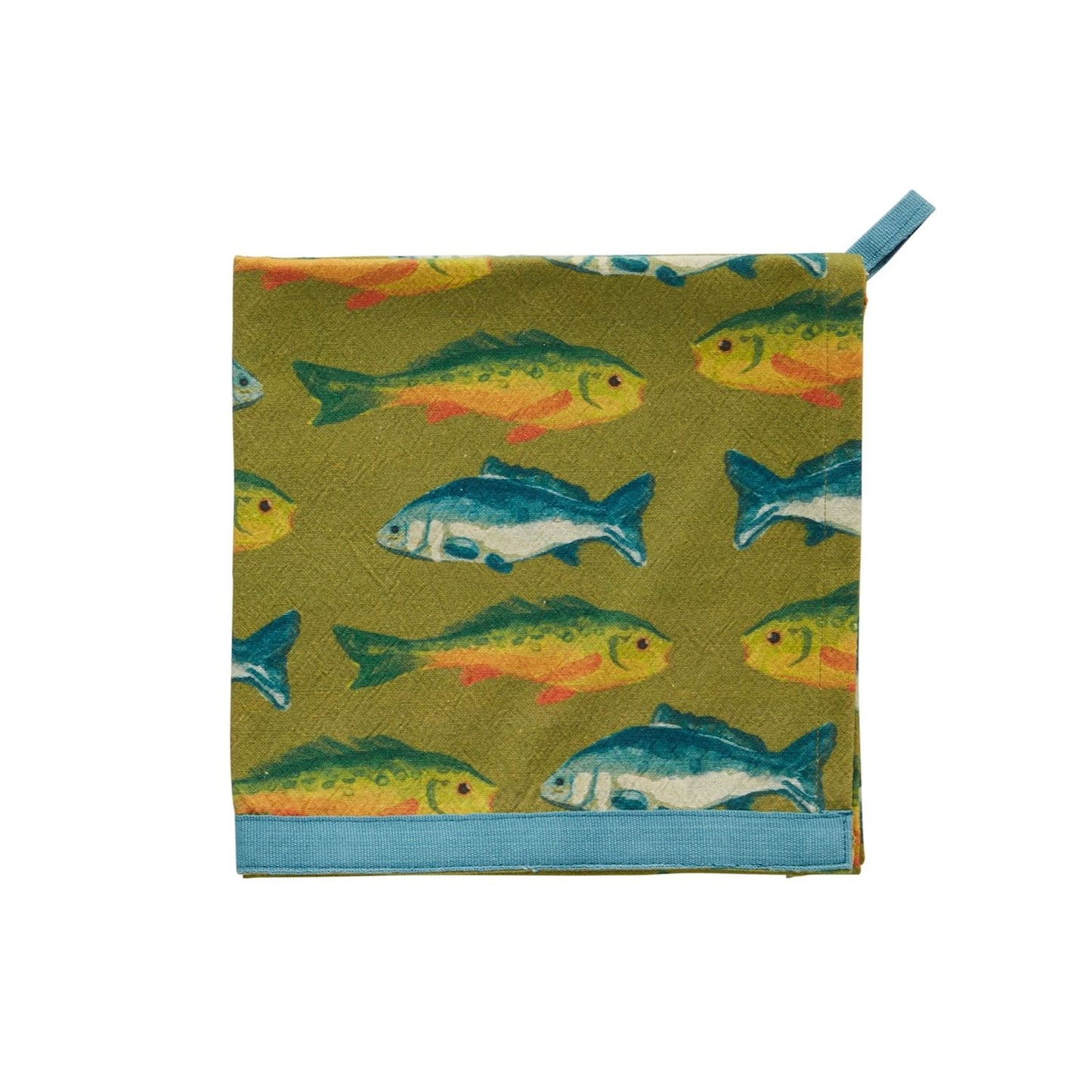 Fish Pattern Towels | Mud Pie
