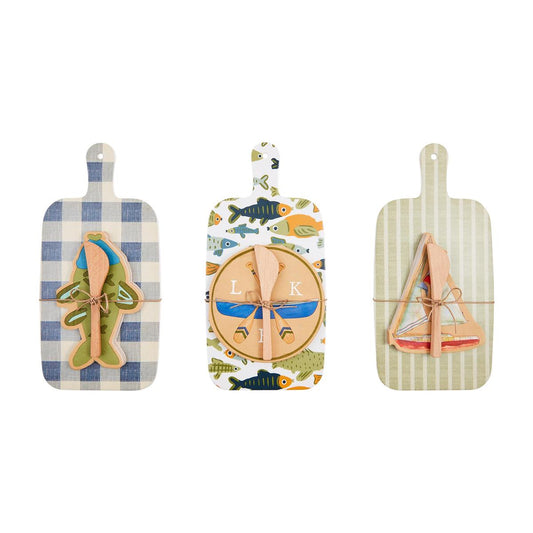 Lake Outdoor Board & Napkin Sets| Mud Pie