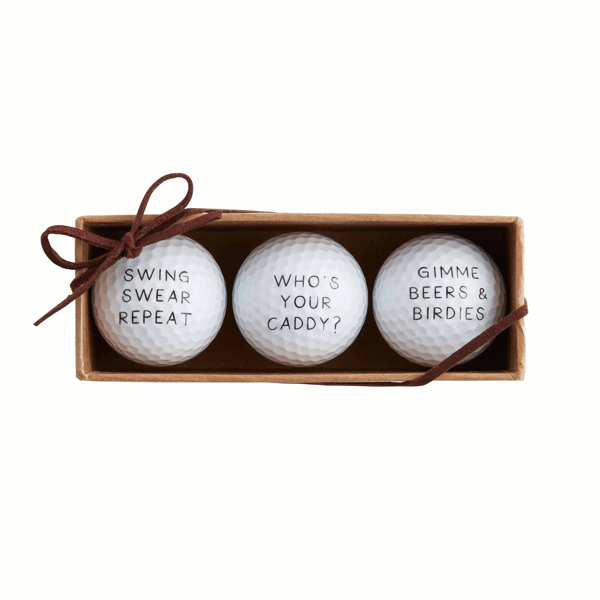 Funny Golf Ball Sets | Mud Pie