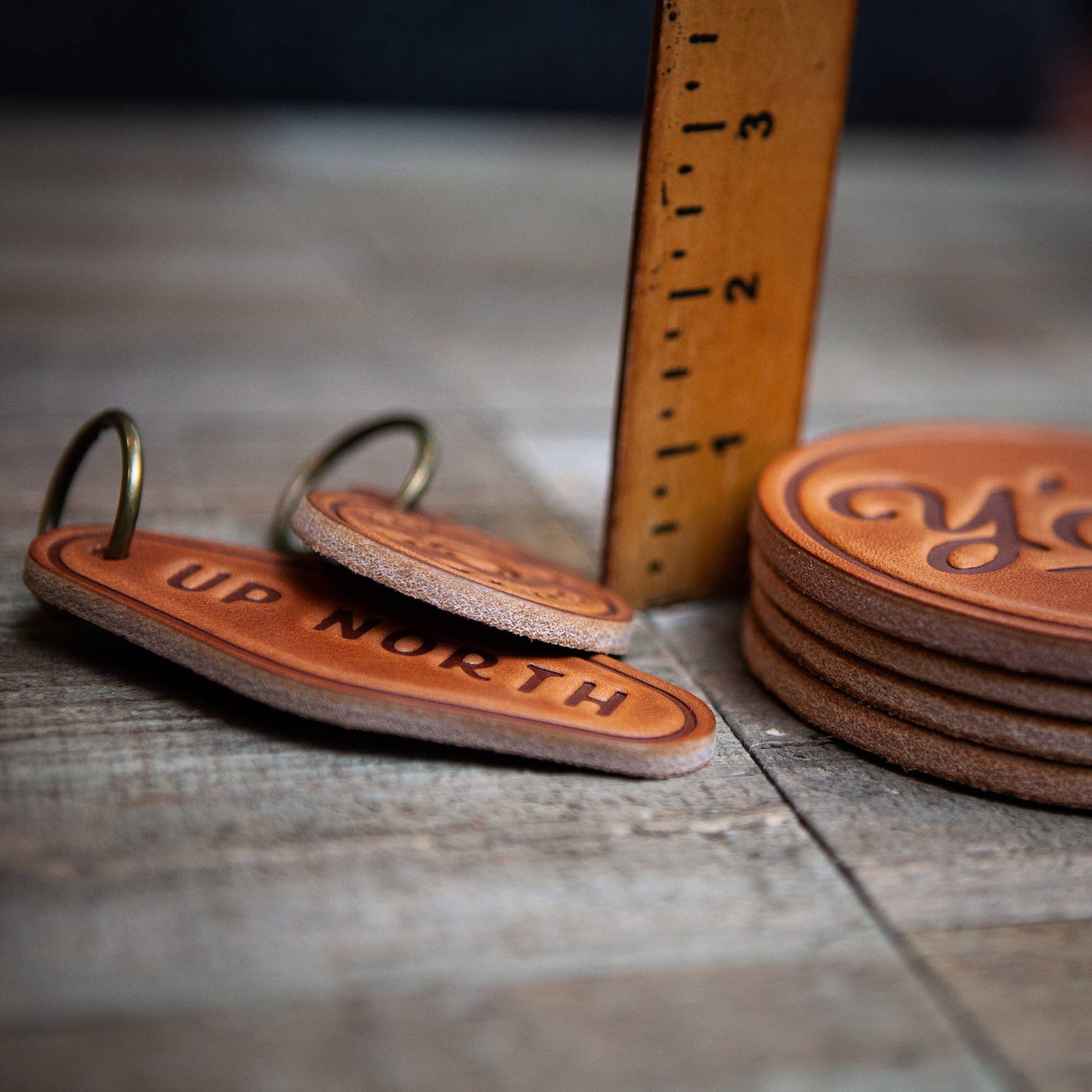 Sugarhouse Leather - Lake Leather Coaster