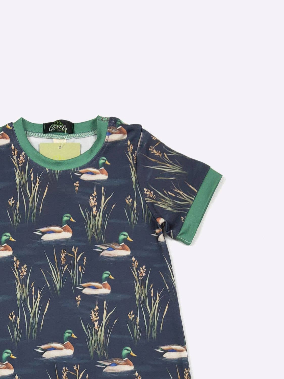 Duck Weed Boy Romper | Clover Cottage
