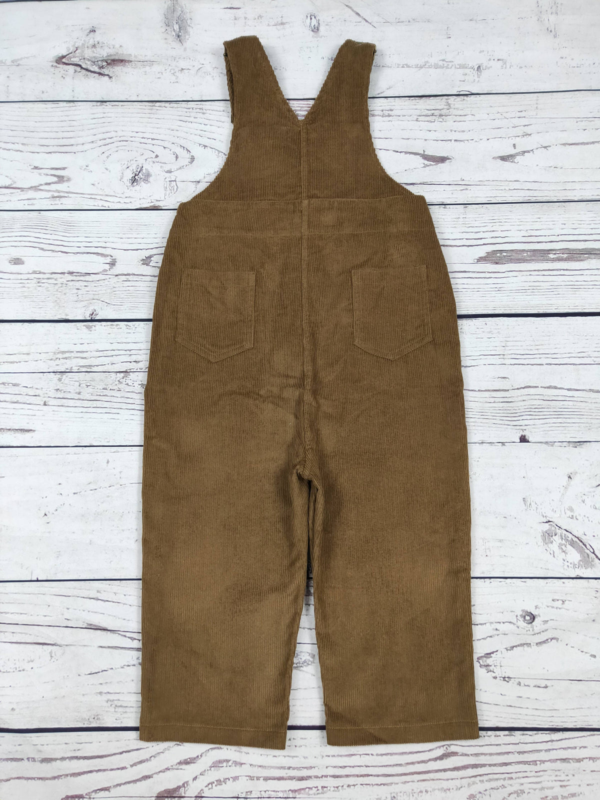 Toddler Brown Corduroy Overalls
