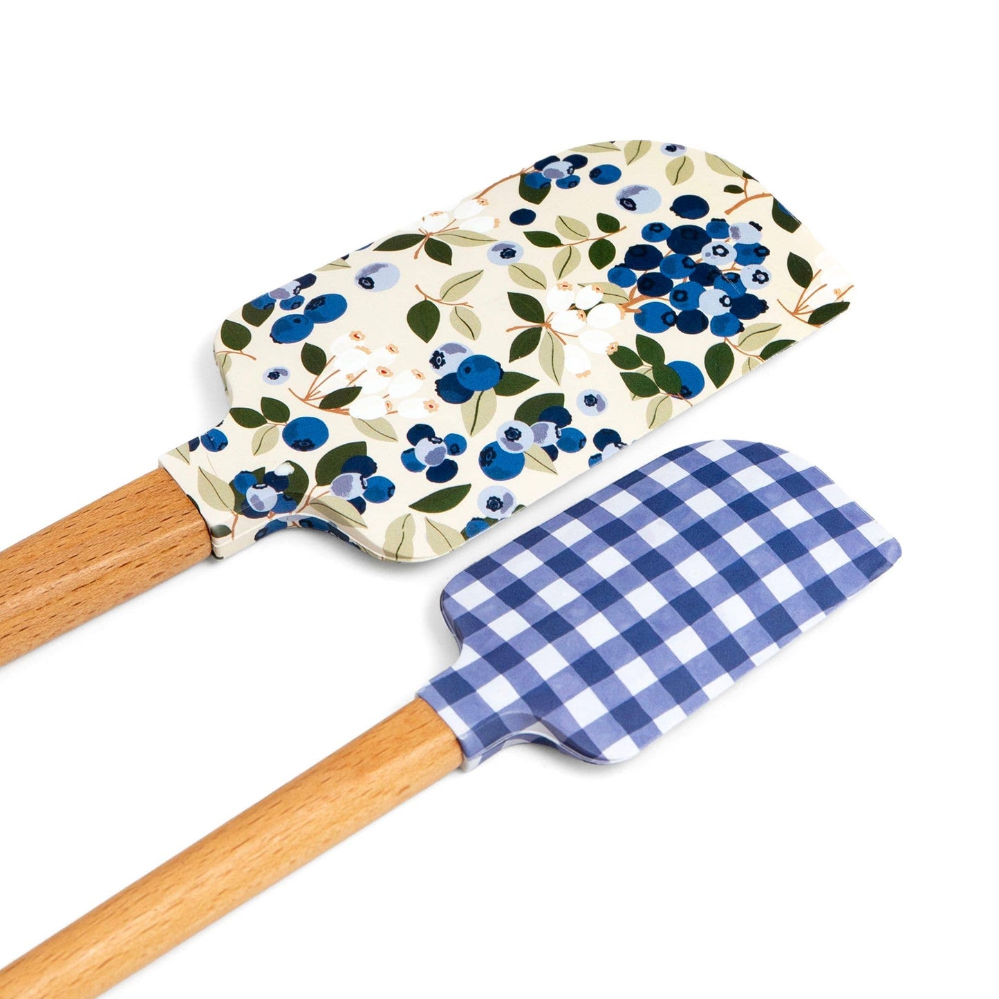 Blueberry Field Silicone Kitchen Spatulas - Set of 2 |Paper Farm Press