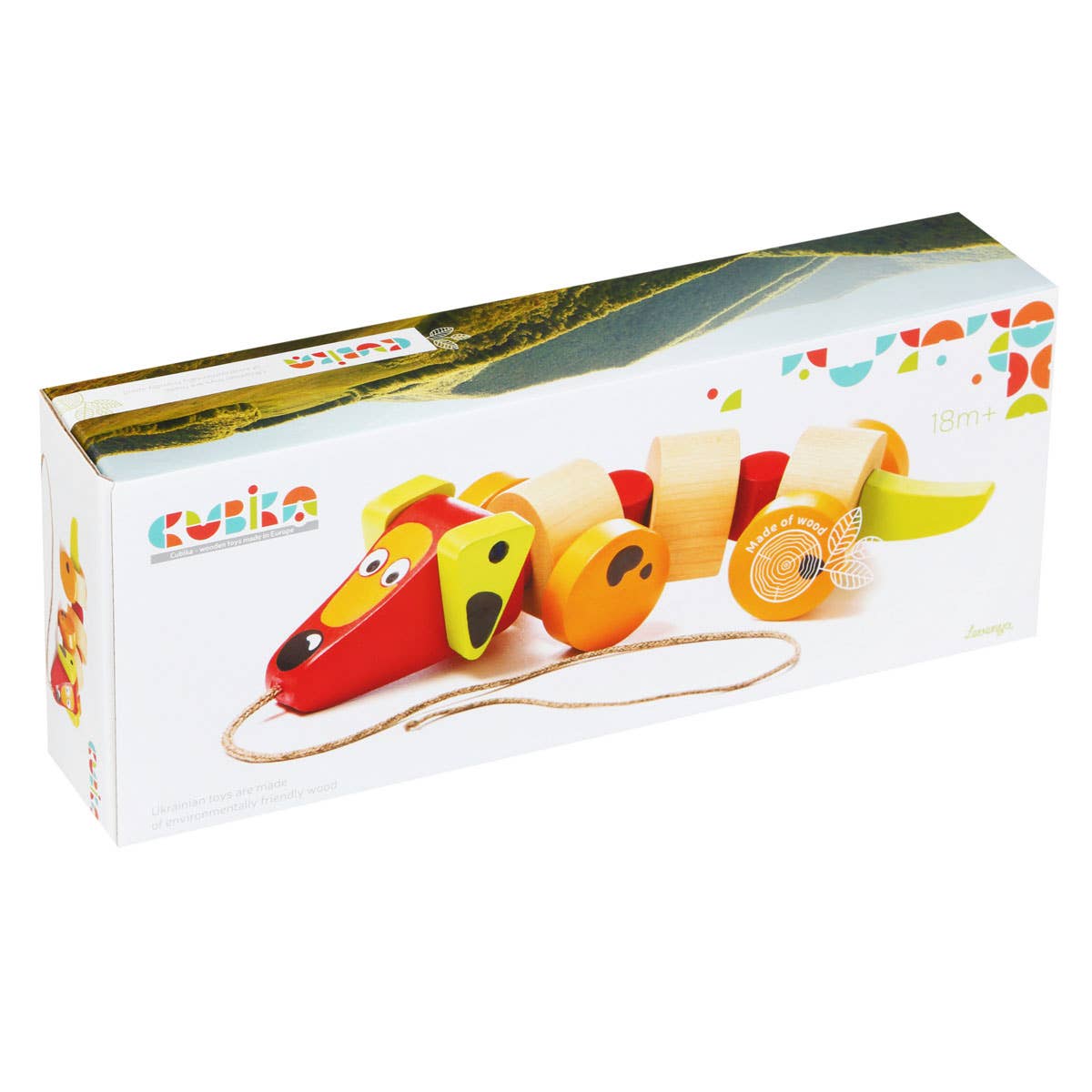 Cubika Wooden Sausage Dog