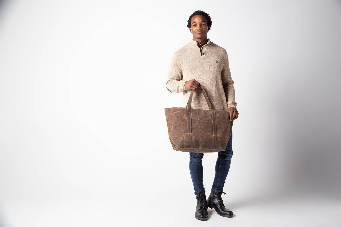 CB STATION - Waxed Large Classic Tote