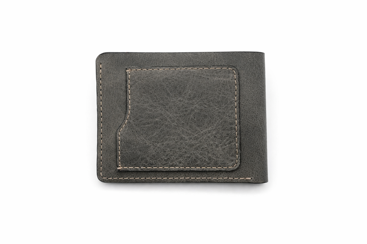 American Leather Goods - Men’s Full-Grain Crazy Leather Bifold Wallet Premium Leather
