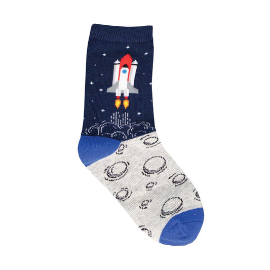 To The Moon And Back Youth Socks | Socksmith