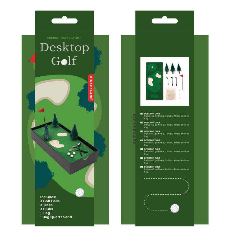 Desktop Golf | Kikkerland Design Inc