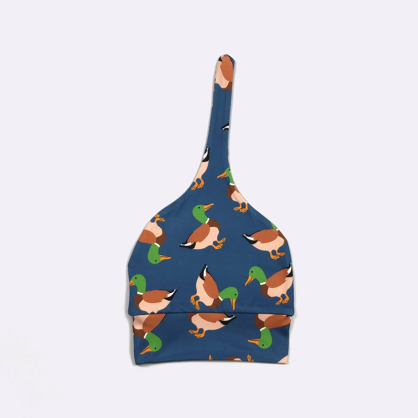 Navy Mallard Knotted Gown