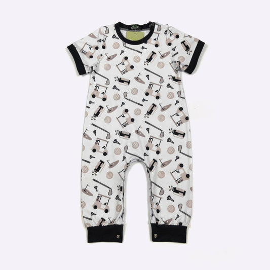 Par for the Course Boy Romper | Clover Cottage