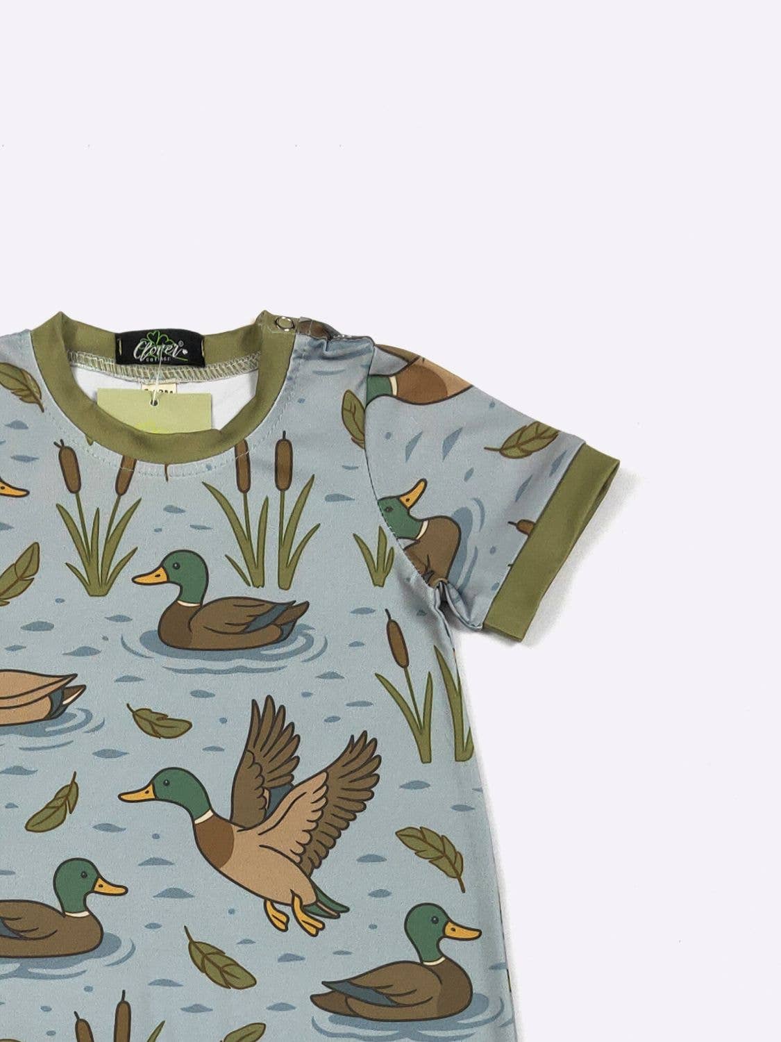 Waterfowl Wonders Boy Romper | Clover Cottage