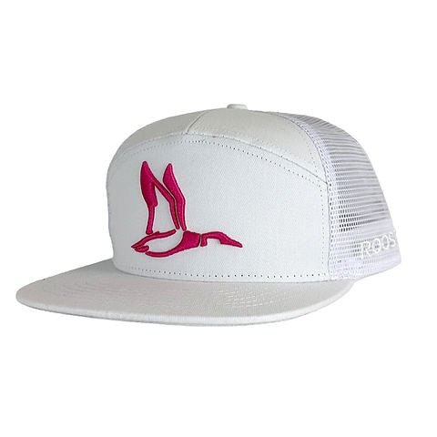 Roost Pink 3D Puff 7 Panel Hat | Fieldstone