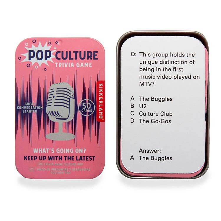 Pop Culture Trivia Game | Kikkerland Design Inc
