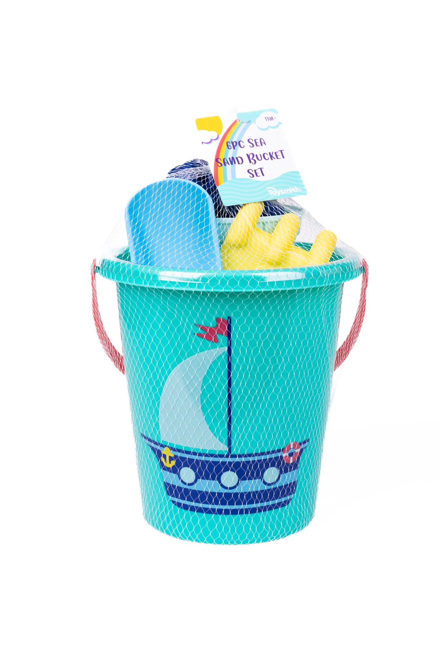 6-Piece Set Ship Sand Bucket Set | Toysmith