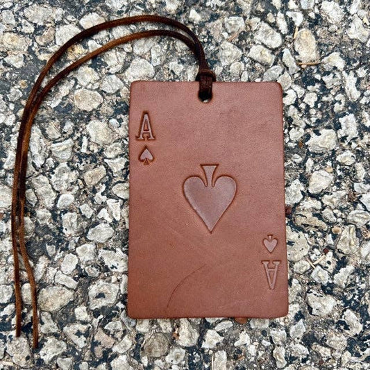 Rectangle Ace of Spades Air Freshener Scent in Leather | CL