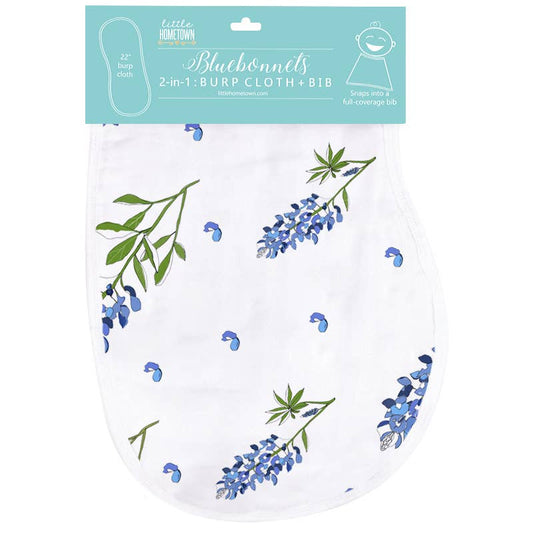 Bluebonnets Burp and Bib (Unisex) | Little Hometown