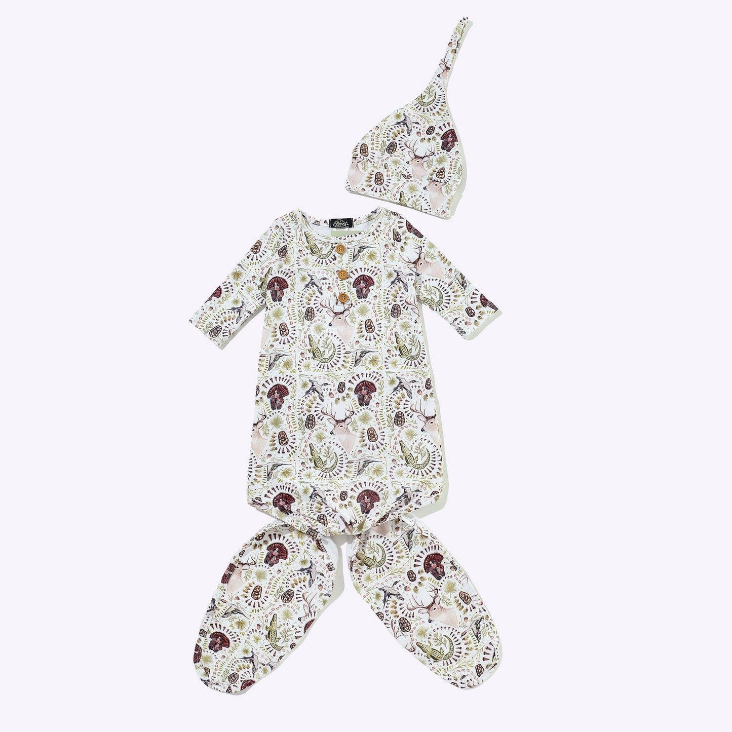 Hunting Tracks Knotted Gown