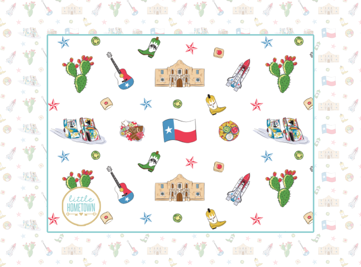 Texas Baby Swaddle Blanket (Unisex)| Little Hometown