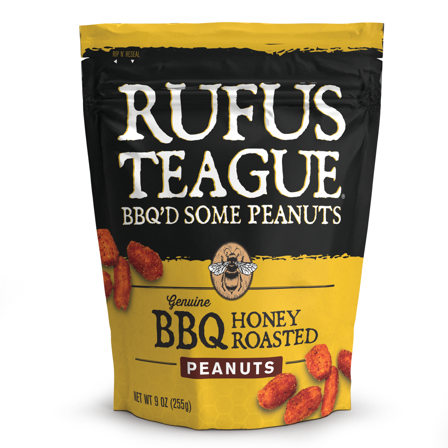 BBQ Honey Roasted Peanuts - 9oz bag | Rufus Teague