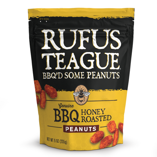 BBQ Honey Roasted Peanuts - 9oz bag | Rufus Teague