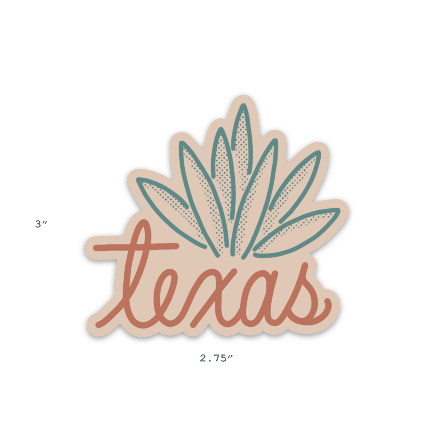 Texas agave sticker